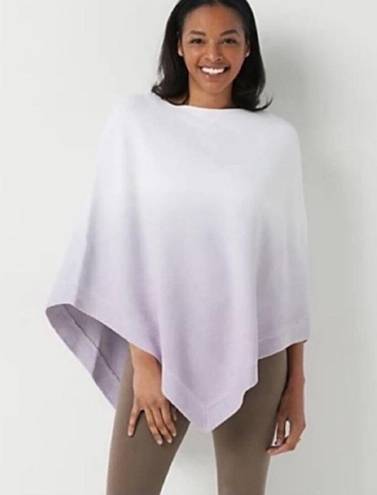 Barefoot Dreams  Cozychic Ultra Lite Ocean Breeze ombre soft violet Poncho NEW OS