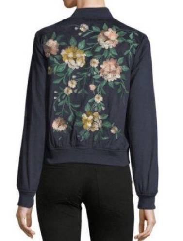 Bagatelle NEW  Faux-Suede Embroidered Bomber Jacket