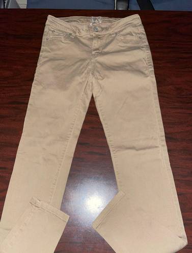 Celebrity Pink Khaki Jayden Skinny Jeans Size 7/28