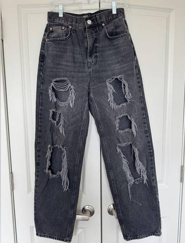 BDG Urban Outfitters Hi-Rise Black Baggy Jeans