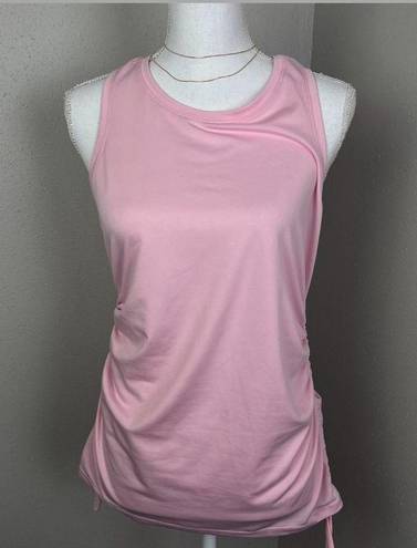 Avia Pink Ruched Workout Pilates Yoga Tank Top