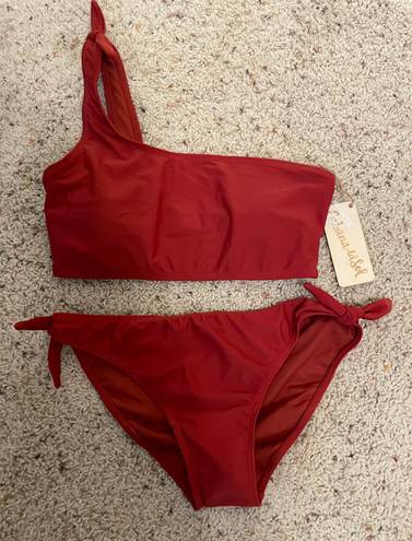 Cabana Del Sol Rust Bikini New