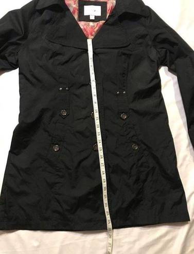 Fashion Bug  Women’s Black Button Up Pea Coat Size M