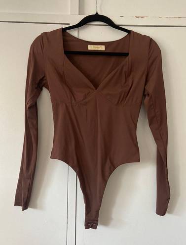 Brown bodysuit Size M