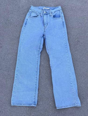 Levi’s Levis High Rise Wide Leg Light Wash Jeans 