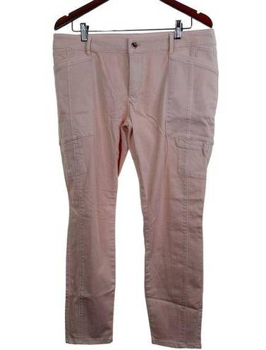 White House | Black Market  Skimmer Mid-Rise Cargo Straight Jean Size 14 NWOT