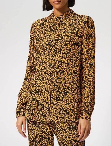 Ganni GOLDSTONE FLORAL CREPE ​SHIRT