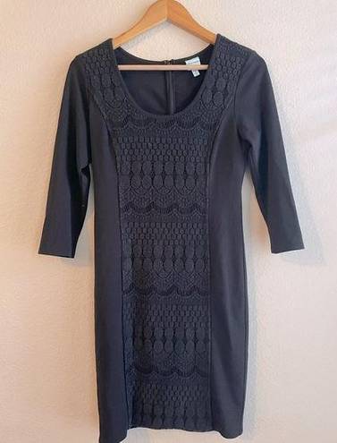 Tracy Reese  Black Lace Panel Dress