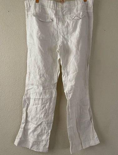 Motherhood Maternity  linen white pants