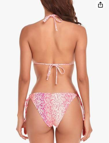 Relleciga Women's Triangle Bikini Set