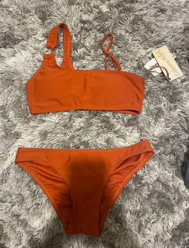 TJ Maxx Red Orange Bikini