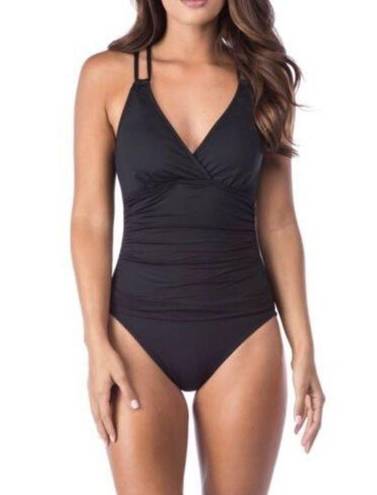 La Blanca New.  ruched tummy control swimsuit. Retails $135 size10