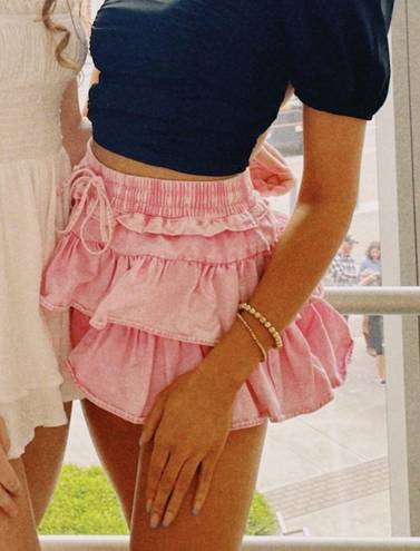 Boutique Mini Skirt Pink Size XS