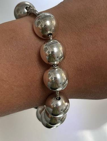 Tiffany & Co. Retired 14mm Silver Hardware Ball Bracelet