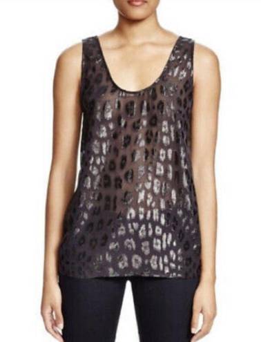 Equipment NWT  Kaylen leopard metallic tank top