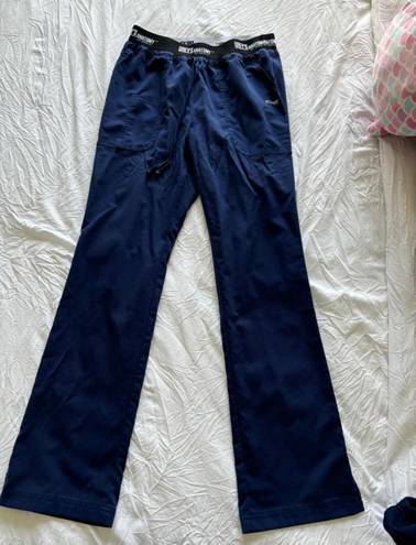 FIGS Navy  Greys Anatomy Scrub Pants Size Small