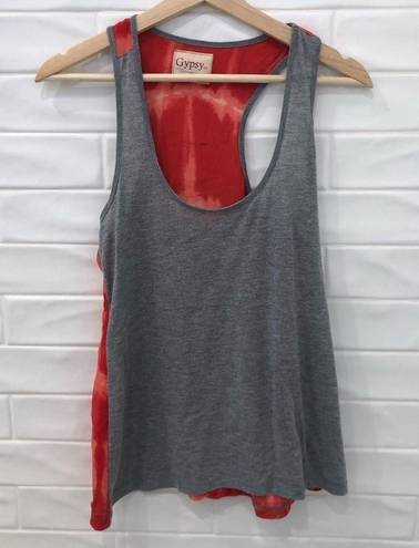 Gypsy 05 𝅺 contrast tie dye racerback tank top