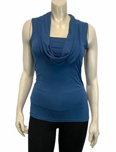 Cynthia Steffe Cynthia  Pale Blue Cowl Neck Top