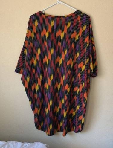 LuLaRoe Women's  Multicolor Irma Printed High Low Shirt Blouse Size 2XL NWT #2260