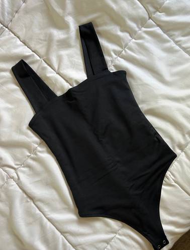 Abercrombie & Fitch Abercrombie And Ditch Black Squareneck Bodysuit 