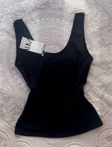 ZARA Black  tank top L