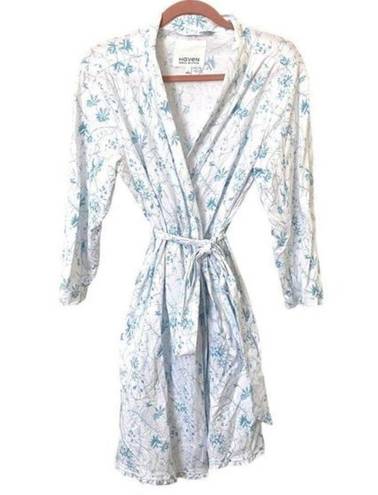 HAVEN WELL WITHIN Organic Cotton Bluebell‎ Robe Sz Sm NWOT White