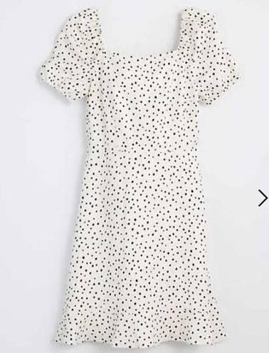 The Loft  Polka dot Tie Back Bow Dress 