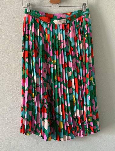 J.Crew  Pleated midi skirt in confetti floral NWT