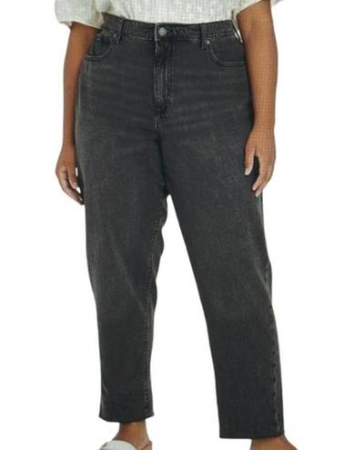 Universal Threads Women's Universal Thread High Rise Boyfriend Jeans Black Wash Size 16 NWT #6482