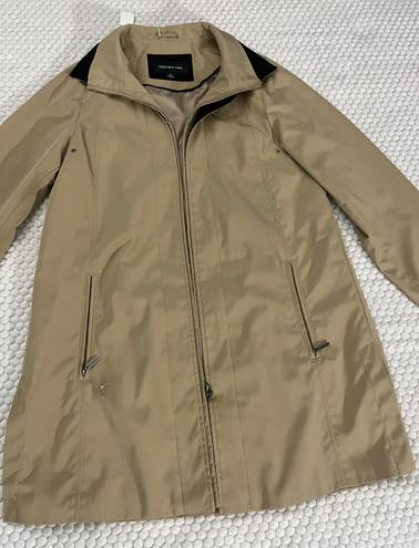 Jones New York Trench Coat Rain Coat Nude Beige