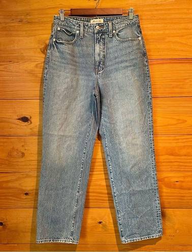 Madewell The Curvy Perfect Vintage Straight Jean in Seyland Wash High Rise 28