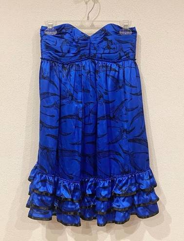 Betsey Johnson NWT  Pterodactyl Silk Dress Size 0