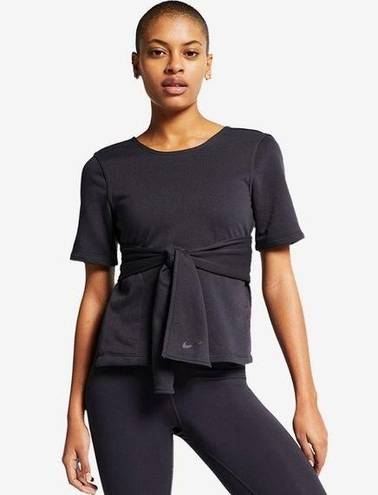 Nike  Women's Studio Short Sleeve Wrap Top