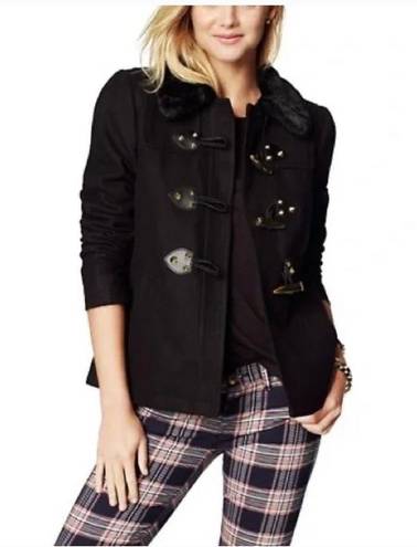 Juicy Couture Wool Toggle Winter Jacket