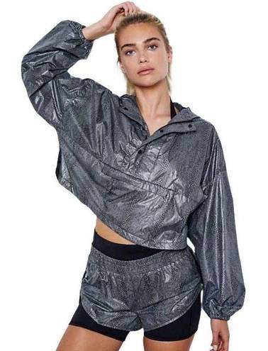 Free People Movement  Diamond Back Reflective Jacket and shirt set size small