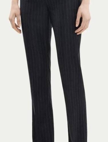 Emporio Armani  Black Pinstripe Mob Wife Dress Pants Slacks Size 6/28