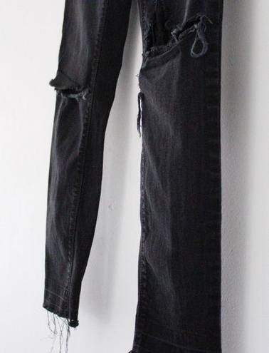 Max jeans Skimmer Distressed Straight Leg Jeans