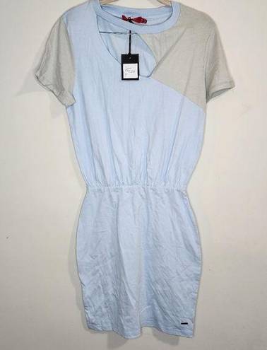 n:philanthropy NWT  Cloudy Blue Cutout Women Small Casual Dash Mini Dress