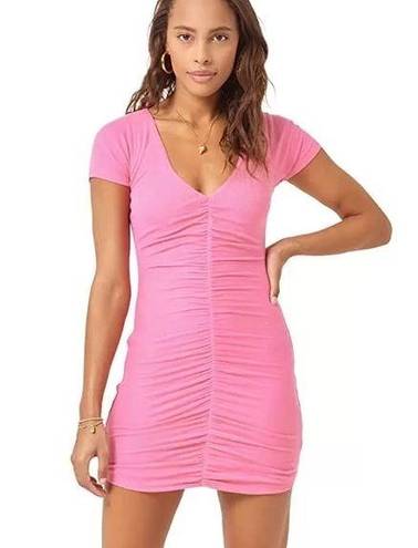 l*space L* Women's  Lani Dress in Guava Pink Size XS NWT