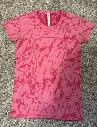 Lululemon Pink Swiftly Tech Short Sleeve