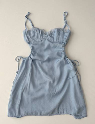 Princess Polly Hazel Mini Dress Blue