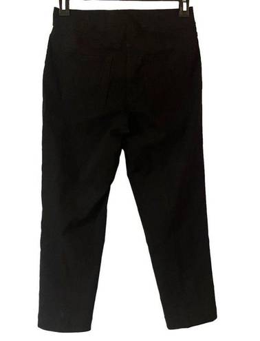 Coldwater Creek  Black Rayon Pull on Pants Size 8