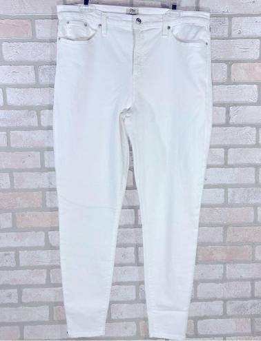 J.Crew  NWT High Rise Toothpick Skinny Jeans in White Size 35T