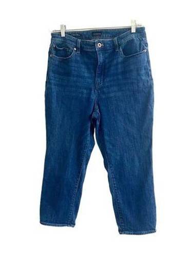 Talbots  Jeans Women's 12 PETITE Blue Medium Wash Slim Ankle Modern Skinny Jeans