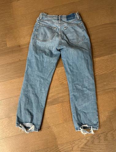 Abercrombie & Fitch Ankle Straight Ultra High Ride Jeans