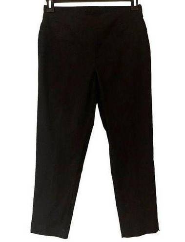 Coldwater Creek  Black Rayon Pull on Pants Size 8