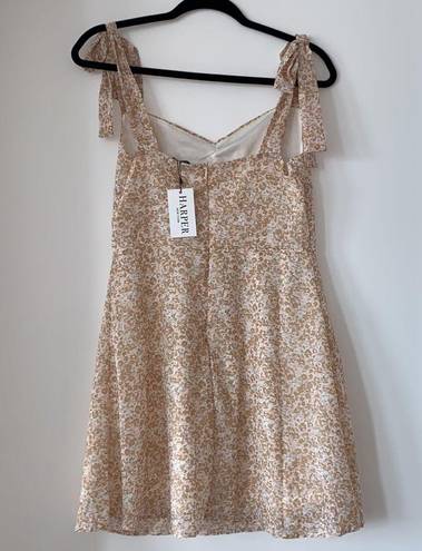 Harper  Tie Strap floral Mini dress, M, NWT