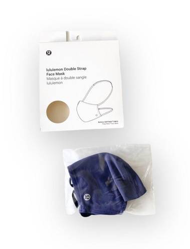 Lululemon HTF: new  ॐ Double Strap Face Mask ॐ Midnight Orchid Nulu Fabric ॐ