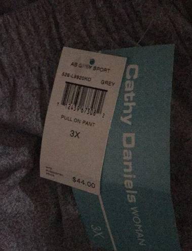 Cathy Daniels womens pant gray size 3X