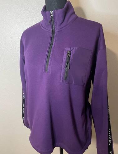 Peloton New Purple Uptown Pullover Sweater In XS